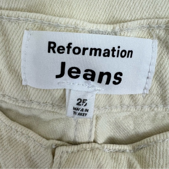 Reformation Landy Wide Leg Cargo Jeans Size 25 - Picture 7 of 8